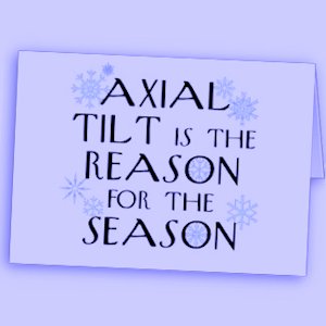Axial Tilt is the Reason for the Season