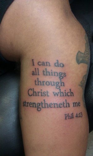 Bible verse tattoo