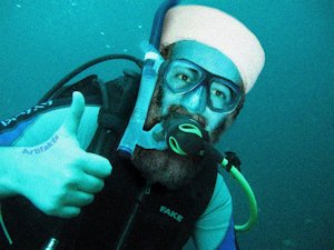 Bin Laden SCUBA diving