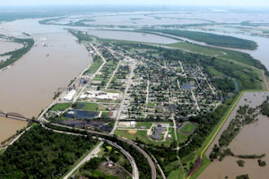 Cairo nearly underwater