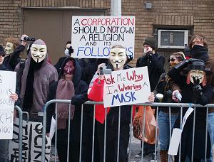 Thanks to the Internet, you can now protest anonymously