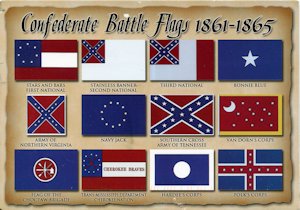 Confederate battle flags