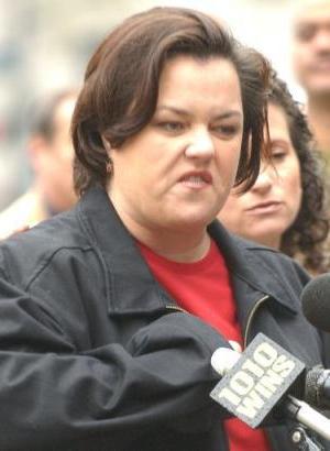 Rosie O'Donnell, how I wish I weren't on the same side as you on this one