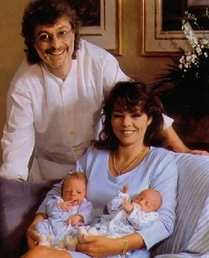 Michael's twin children, Nikita and Sebastian, though much older than seen here, provide the vocals for 'The Same Parents' (ex-wife Sandra does not contribute on the album)