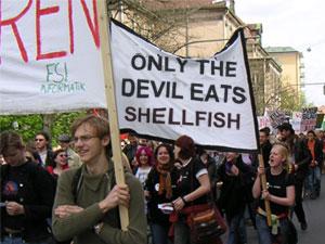 Only the Devil eats shellfish