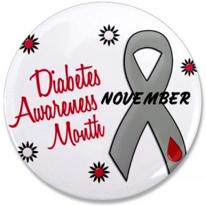 Diabetes Awareness Month button