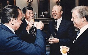 Presidents drinking