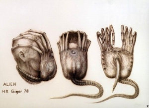 Early Facehugger Concept Art