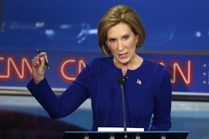 Carly Fiorina at the CNN debate