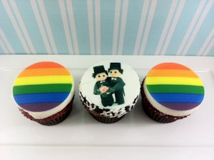 Gay marriage cupcakes