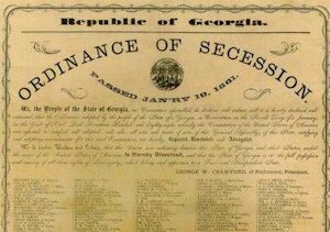 Georgia's 1861 Ordinance of Secession