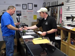 a gun sale (AP photo)