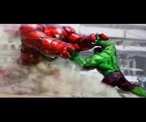 The Hulkbuster concept art