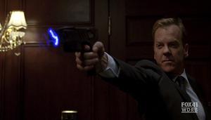 Jack Bauer tasering someone