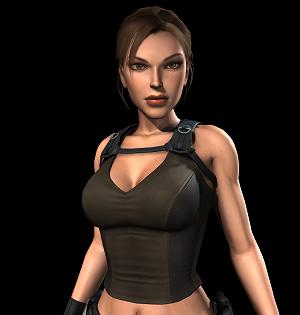Lara Croft has really big add-ons