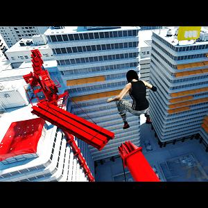 Screenshot from Mirror's Edge