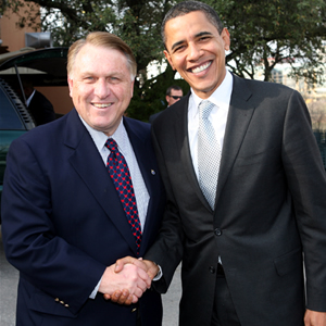 James Hoffa and Barack Obama