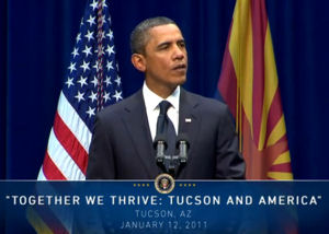 President Obama in Tucson