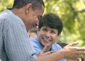 Obama and Blago scheming