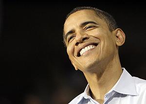 Smiling Obama