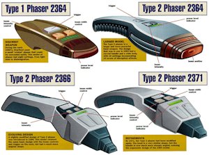 Star Trek phasers