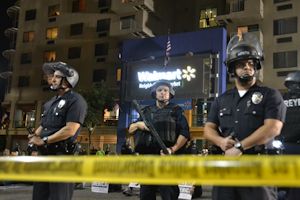 police at Walmart