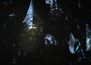 The Reapers (screenshot from Mass Effect 2)