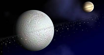 Rhea: even moons get jealous