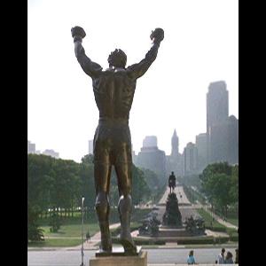 How many other film characters get bronze statues on city landmarks?