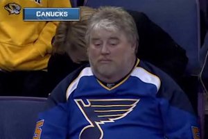 A sad Blues fan
