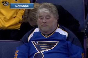 A sad Blues fan