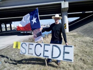 One man's protest