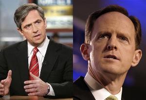 Joe Sestak and Pat Toomey