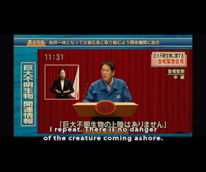 The Prime Minister on TV