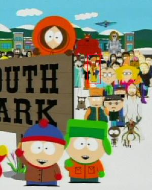 Muhammed in the South Park opening