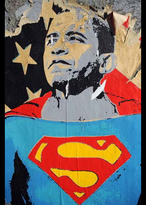 Obama as Superman