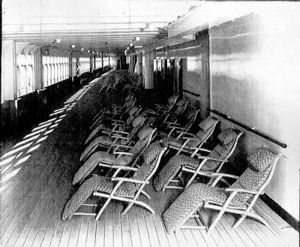 Titanic deck chairs