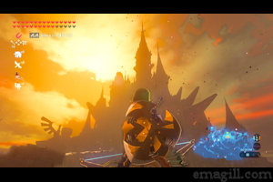 Approaching Hyrule Castle