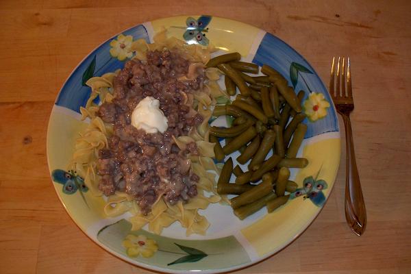 Easy Beef Stroganoff