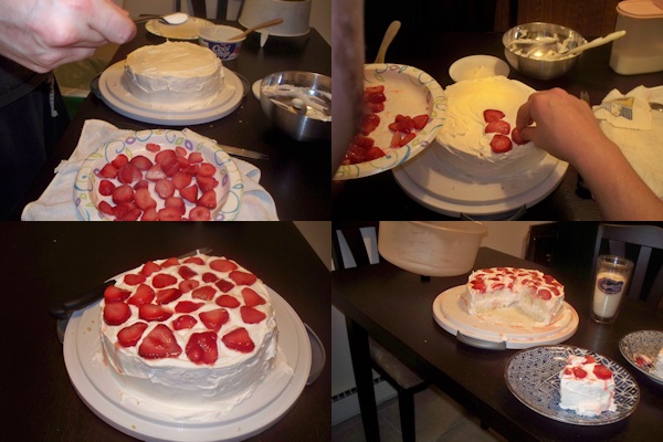 Strawberry Seraph Cake
