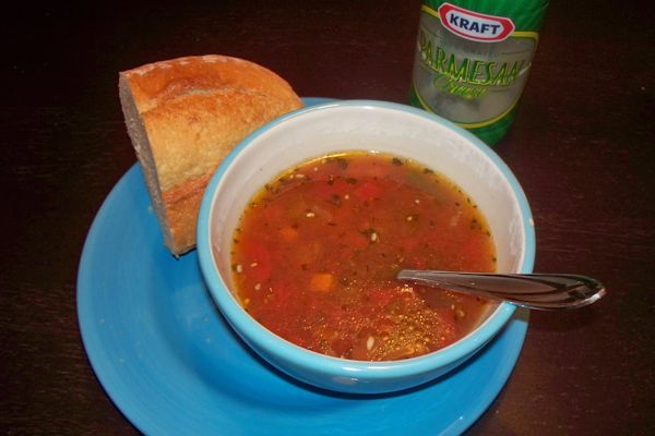 Vegetable Pizza Soup